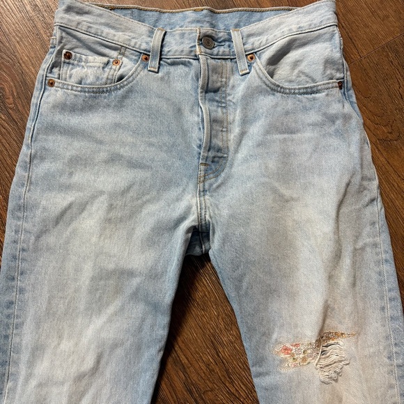 Levi’s 501 150th anniversary patchwork jeans - Picture 2 of 7